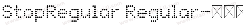 StopRegular Regular字体转换